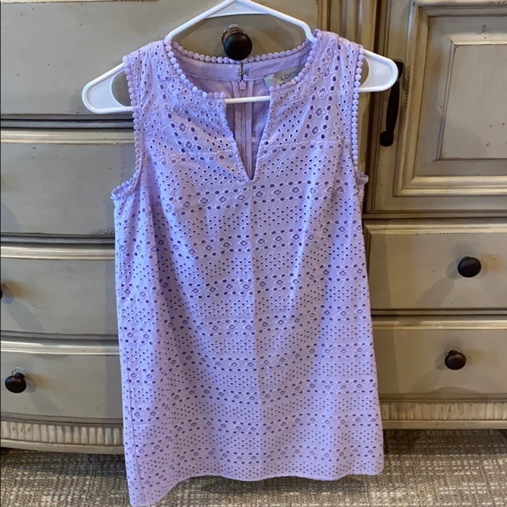 Lavender Eyelet Dress